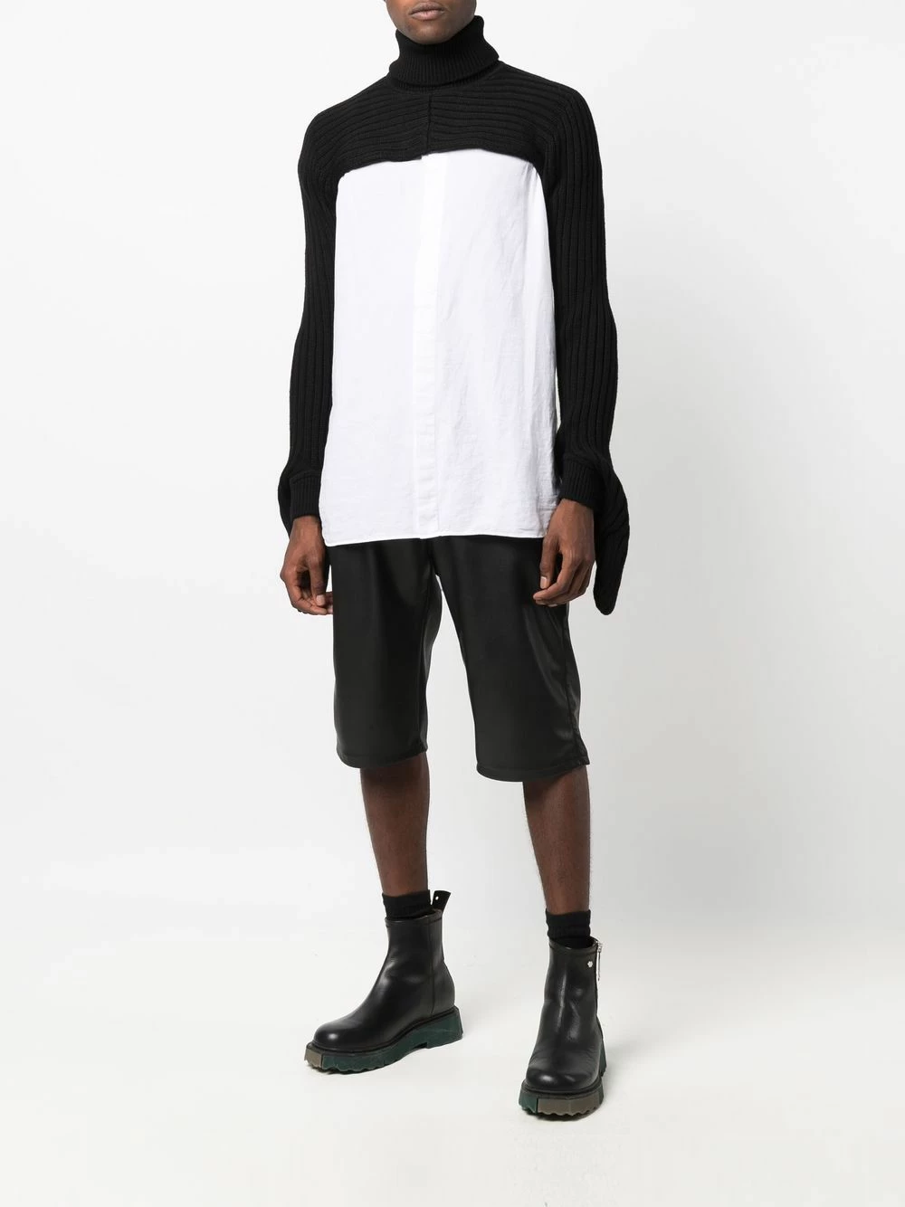 Brand new π Fendi Convertible roll neck jumper knitted sweaters of men π 8 Fendi convertible roll-neck jumper