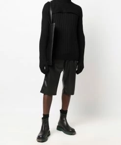 Fendi convertible roll-neck jumper