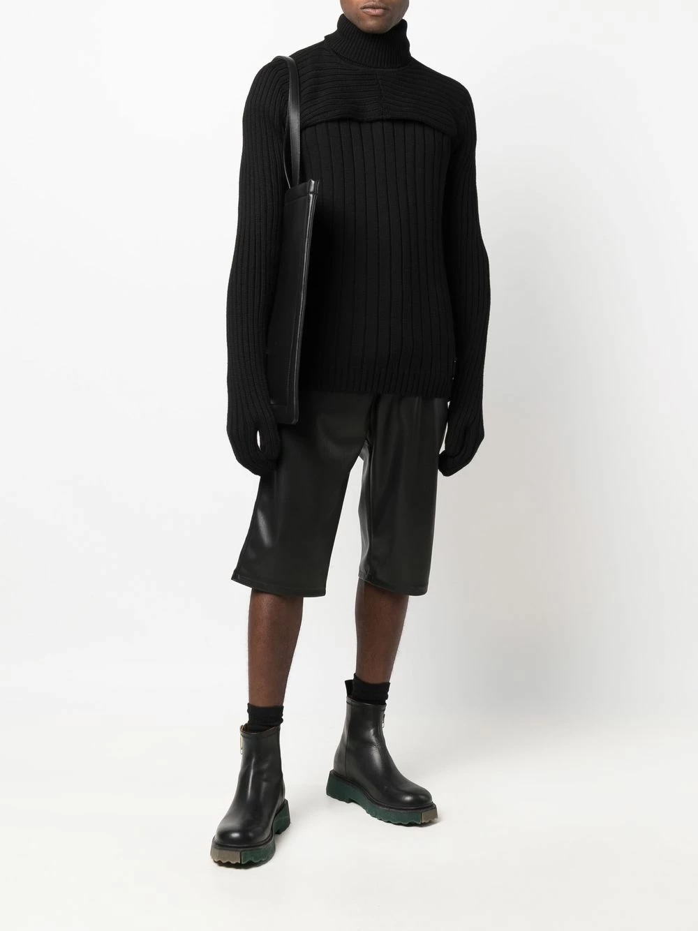 Brand new π Fendi Convertible roll neck jumper knitted sweaters of men π 4 Fendi convertible roll-neck jumper