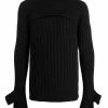 Fendi convertible roll-neck jumper