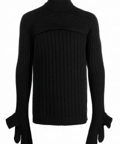 Fendi convertible roll-neck jumper