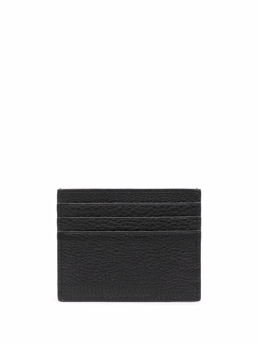 Promo π― Fendi FF textured leather cardholder wallets & billfolds of men βοΈ 4 Fendi FF textured-leather cardholder