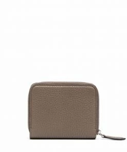 Fendi embossed-logo leather wallet