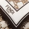 Fendi FF-print frayed scarf