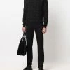 Fendi FF-embroidery crew-neck sweatshirt