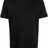 Fendi logo-embroidered polka-dot T-shirt