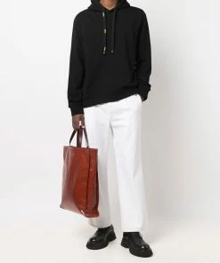 Fendi drawstring hooded sweatshirt