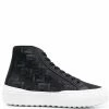 Coupon π₯° Fendi Monogram pattern lace up π sneakers hi-tops of men π 1 Fendi monogram-pattern lace-up sneakers