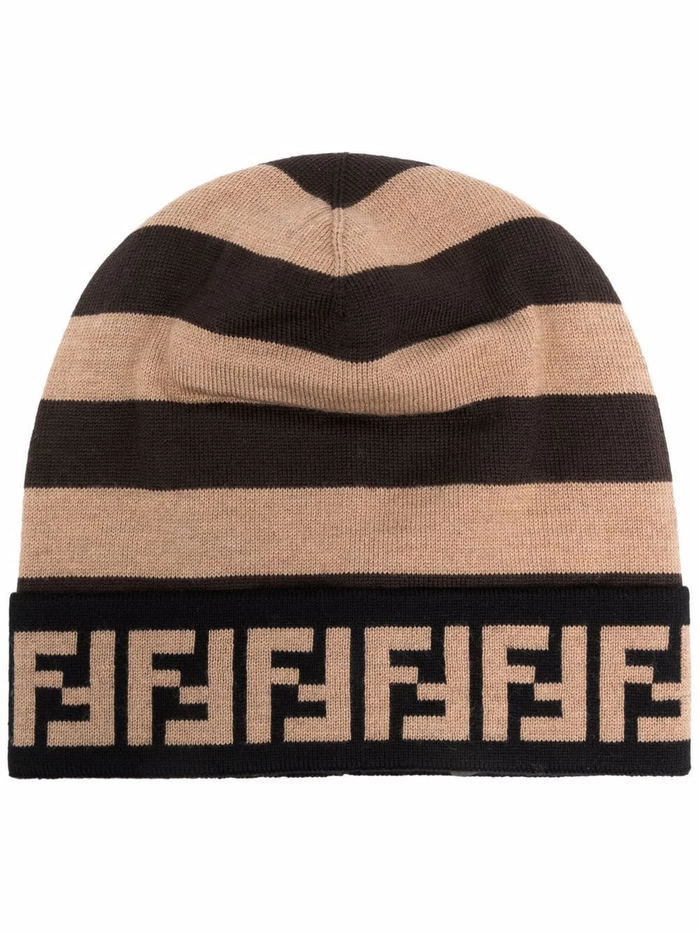 Promo ⭐ Fendi Patterned intarsia knit hat hats of men ⌛ 3 Fendi patterned intarsia-knit hat