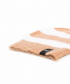 Fendi stripe pattern beanie hat