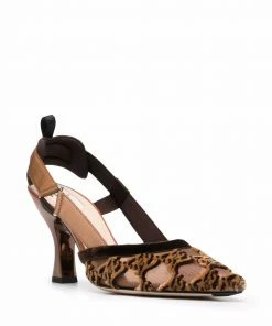 Fendi Colibrì slingback mesh pumps