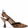 Fendi Colibrì slingback mesh pumps