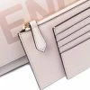 Fendi logo debossed clutch bag