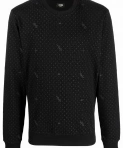 Fendi polka dot-print sweatshirt