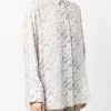 Fendi abstract-pattern long-sleeve shirt