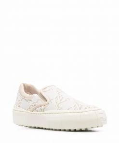 Fendi FF Karligraphy slip-on sneakers