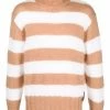 Fendi striped roll-neck jumper