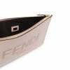 Fendi debossed-logo clutch bag