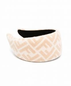 Fendi FF logo-print headband