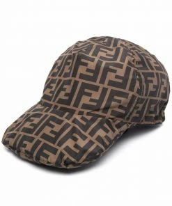 Fendi Zucca-print drawstring cap