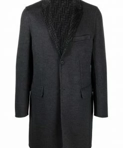 Fendi long-sleeve button coat
