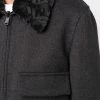 Fendi FF-collar reversible faux-shearling jacket