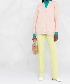 Fendi V-neck button-fastening cardigan