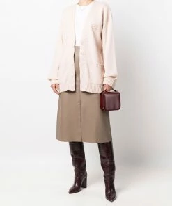 Fendi monogram detail cardigan