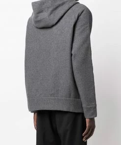 Fendi logo-patch hoodie