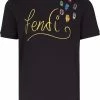 Fendi logo-embroidered T-shirt