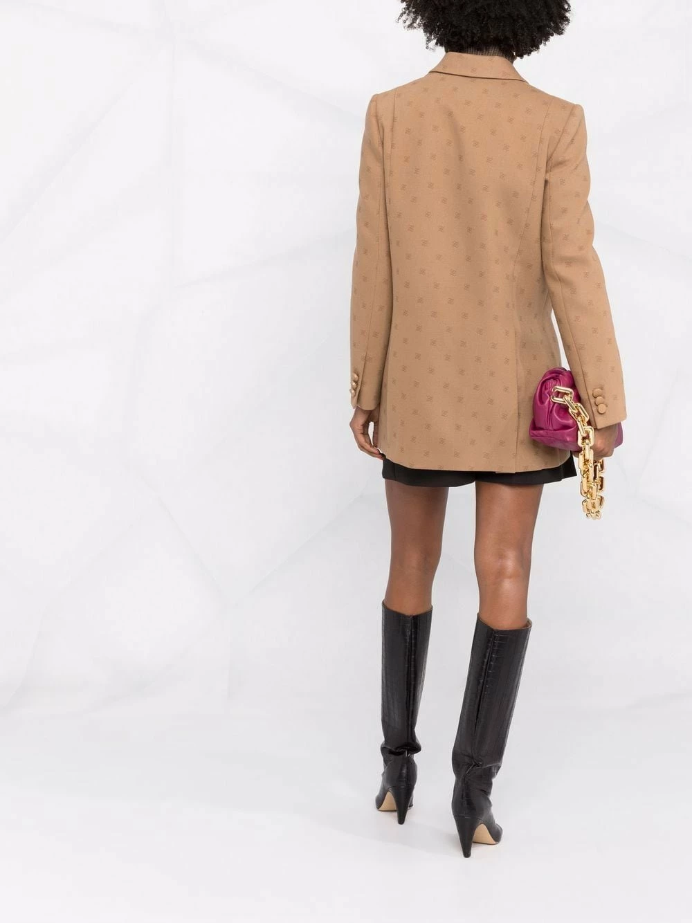 Promo π Fendi FF Karligraphy double breasted blazer blazers of women π₯° 4 Fendi FF Karligraphy double-breasted blazer