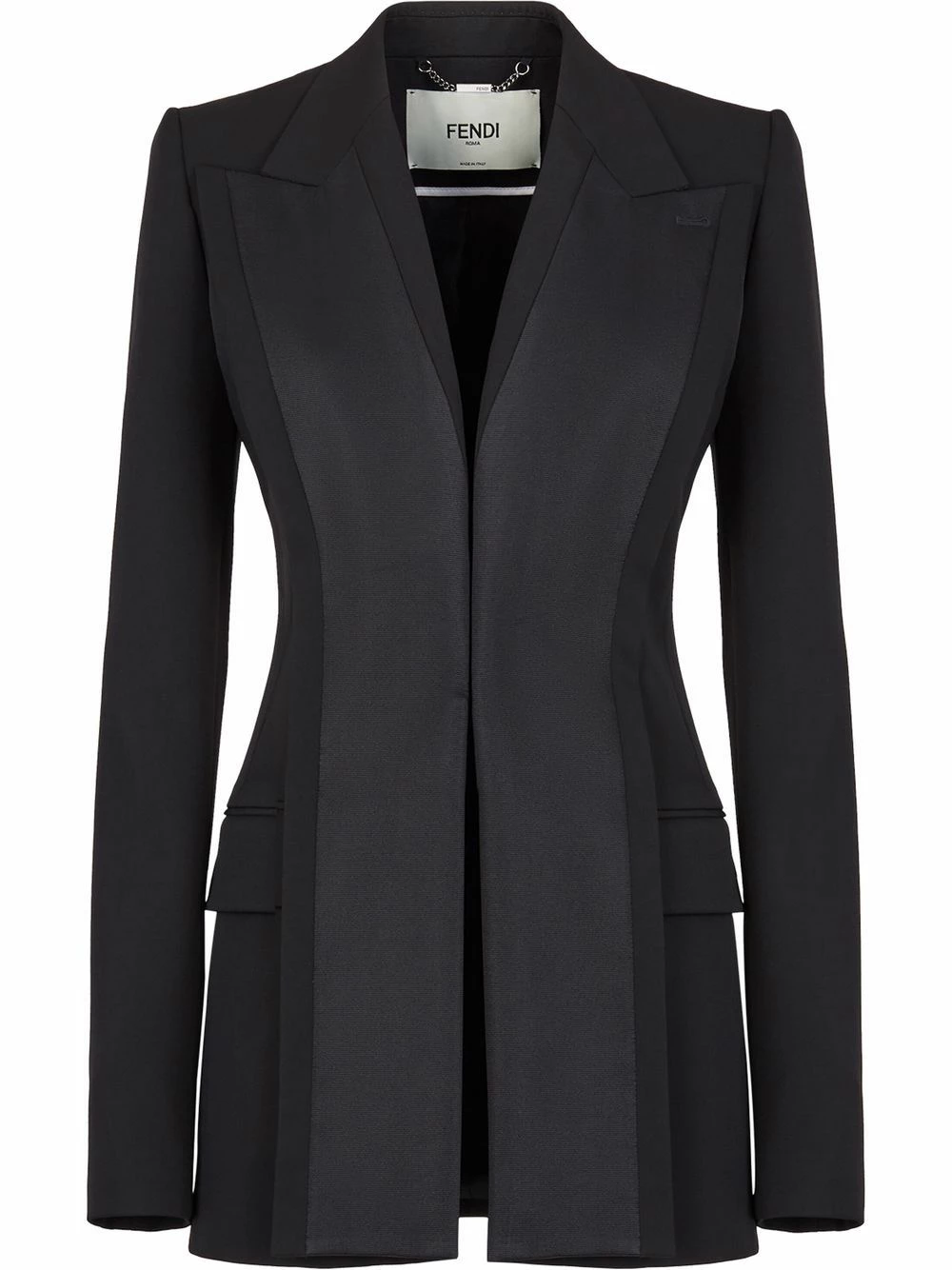 Outlet 😍 Fendi Long sleeve tuxedo jacket blazers of women 🔥 3 Fendi long-sleeve tuxedo jacket