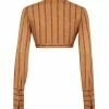 Brand new β¨ Fendi Karligraphy striped silk π shirt π shirts of women π 6 Fendi Karligraphy striped silk shirt