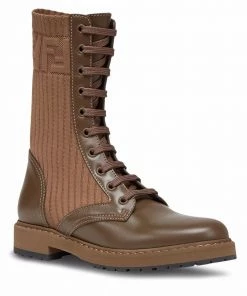 Fendi Rockoko biker boots