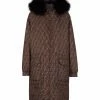 Fendi reversible hooded coat