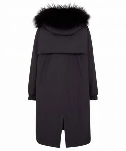 Fendi reversible hooded coat