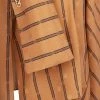 Fendi Karligraphy striped silk dress
