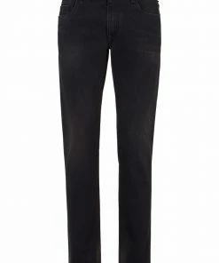 Fendi mid-rise logo-embroidered straight-leg jeans