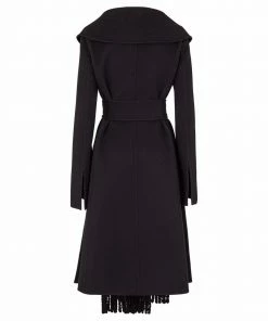 Fendi scarf-effect coat