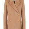 Fendi knitted camel-hair peacoat