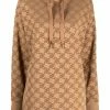 Fendi monogram cotton hoodie