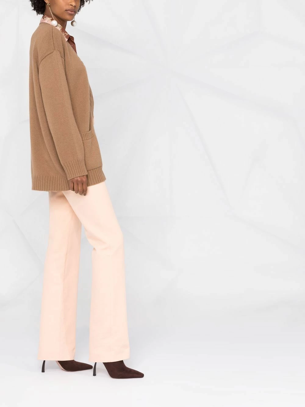 Buy π Fendi V neck cashmere cardigan cardigans of women π 6 Fendi V-neck cashmere cardigan