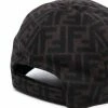 Fendi monogram-print six-panel cap