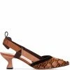 Fendi Colibrì slingback mesh pumps