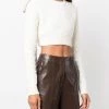 Fendi FF-motif cropped jumper