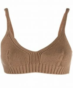 Fendi cropped cashmere vest top