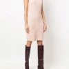 Fendi round neck sleeveless mini dress