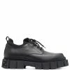Fendi lace-up leather Derby shoes