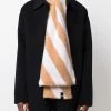 Fendi striped mohair-blend scarf
