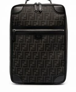 Fendi Travel FF jacquard backpack